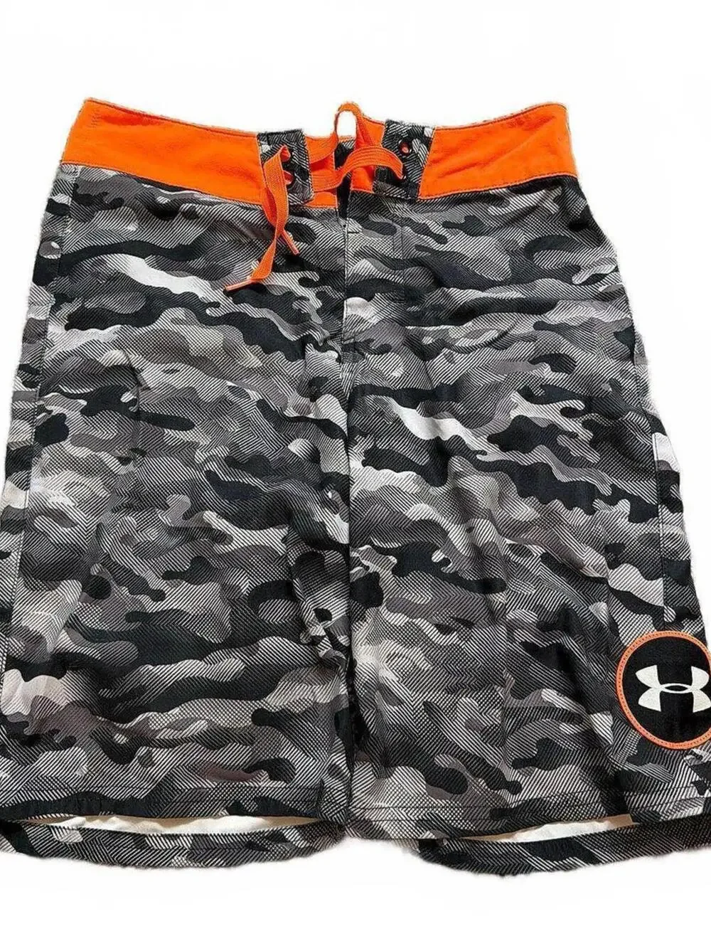 Under Armour Boys Loose HeatGear Camo Board Shorts 26